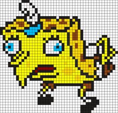 an image of a cartoon character made out of pixels