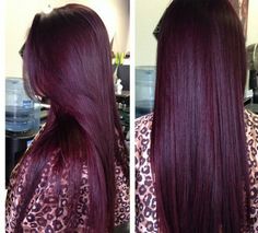 Beautiful color Pelo Color Borgoña, Pelo Color Vino, Undercut Haircut, Plum Hair, Violet Hair, Hair Color Burgundy, Dark Red Hair, Hair Color Shampoo, Burgundy Hair