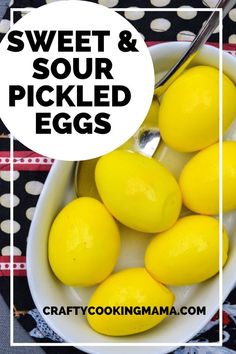 Sweet & Sour Pickled Eggs Easy Pickling Recipes