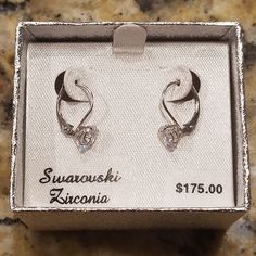 Gorgeous Swarovski Earrings That'll Add Sparkle To Any Outfit. Made With 10k White Gold, 6mm Swarovski Zirconia Crystal And Leverback Backing. Comes In Its Original Box. Only Worn To Show In Pic And Has Been Cleaned With Alcohol. Feel Free To Ask Questions. Sugarfix By Baublebar Santa Earrings, Kohls Jewelry, Swarovski Earrings, Original Box, Jewelry Earrings, Sparkle, White Gold, Women Jewelry, Feel Free