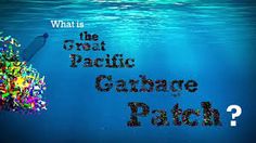 what is the great pacific garbage patch? underwater image with text overlaiding it