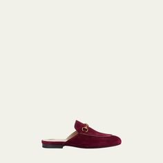 Gucci "Princetown" suede mule loafers Flat heel  Round toe Gold-toned horsebit hardware Slide style  Leather outsole Lining: Fabric Made in Italy Gucci Suede Loafers, Mule Loafers, Gucci Princetown, Gucci Slides, Suede Mules, Loafer Mules, Suede Loafers, Lining Fabric, Bergdorf Goodman