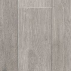 grey wood flooring with white trim