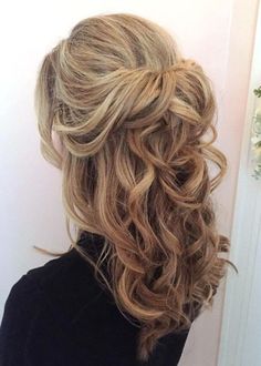 Quick and Easy Half Up Half Down Hairstyles for Long Hair#hair#hairstyles#hairstylelong#weddinghairstyles#easyhairstyles#hairstylesforschool Down Curly Hairstyles, Down Hairstyles For Long Hair, Half Up Half Down Hairstyles, Penteado Cabelo Curto, Hair St, Half Up Half Down Hair, Hairstyles For Long Hair