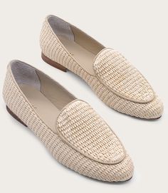 Slip into comfort with this timeless loafer silhouette that is elevated by a unique texture, making them a versatile staple in your wardrobe. Crafted with a natural basketweave design, these loafers exude effortless style and artisanal charm. Upper: 90% Synthetic, 10% Bovine leather Leather lining & inner sole Imported Narrow width - True to size ; for half sizes we recommend ordering a full-size up | Karen Kane Basketweave Loafers in Oatmeal, Size 6, Plain Karen Kane, Basket Weaving, Effortless Style, Oatmeal, Loafers, Size 7, Size 6, Texture, Wardrobe