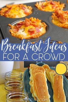 breakfast ideas for a crowd that are easy to make