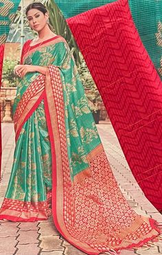 Fabulous printed cotton silk saree with tiny zari lines comes with unstitched blouse piece Cotton Silk Saree, Beautiful Blouses, Printed Sarees, Cotton Saree, Blouse Piece, Saree Blouse, Cotton Silk, Silk Saree, Printed Cotton