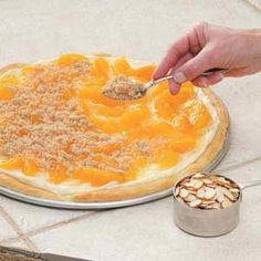 Peach Dessert Pizza, Peach Pizza, Best Pizza Dough Recipe, Sweet Pizza, Peach Pie Filling, Pizza Roll, Best Pizza Dough