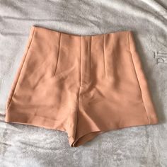 Forever 21 High Rise Textured Shorts Size: Xsmall Color: Peach/Salmon Never Worn! Peach Short Bottoms For Spring, Peach Short Bottoms For Summer, Peach Short-length Bottoms For Spring, Peach Shorts For Spring, Peach Short Length Bottoms, Spring Peach Short Bottoms, Peach Shorts For Summer, Casual Peach Short Bottoms, Summer Peach Short Bottoms