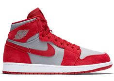 Jordan 1 Retro High Gym Red Wolf Grey - AA3993-601 Grey Air Jordan 1, Jordan 1 Retro High Turbo Green, Mens Grey Shoes, Tommy Hilfiger Fashion, Jordan Shoes Girls, Jordan Shoes Retro, Shoes Sneakers Jordans, Red Wolf, High Sneakers