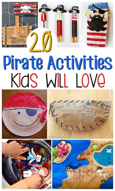 pirate activities for kids that are fun to do with the kids and they will love them