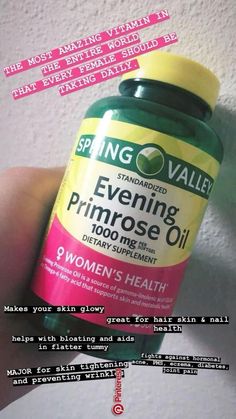 Primrose Oil, Vitamins For Skin, Evening Primrose Oil, Body Care Routine, Health Skin Care, Evening Primrose, Healthy Skin Care