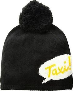 Find ideas๏ฟฝand inspiration for Kate Spade NY Black Pom Pom Taxi Winter Hat NWT Acrylic Yellow Taxi Icon NEW, Women's Accessories Irish Hat, Mom Edit, Tech Gloves, Yellow Taxi, Long Winter Coats, Wool Caps, Decorative Bows, Fur Scarf, Women Shawl