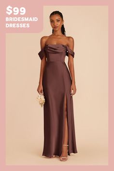 the bridesmaid dresses are $ 99