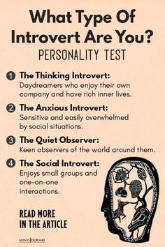 What kind of introvert are you? Take this personality test and find out. 🧠 #introvert #personalitytest #selfdiscovery Introvert Personality, Go For It Quotes, An Architect