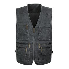 Multi-Pocket Casual Vest - American Legend Rider Utility Vest With Side Pockets For Winter, Cargo Pocket Vest For Outdoor Activities In Fall, Techwear Vest For Fall Outdoor Activities, Fall Outdoor Cargo Vest, Fall Outdoor Techwear Vest, Military Vest With Multiple Pockets For Winter, Military Style Outdoor Vest Outerwear, Outdoor Vest With Cargo Pockets For Fall, Outdoor Cargo Vest For Fall