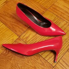 Red Leather Shoes. Made In Italy. Red Leather-lined Heels For Party, Glittery Sandals, Heeled Brogues, Red Pointed-toe Kitten Heels With Sculpted Heel, Orange Leather Heels With 4-inch Heel, Church's Shoes, Red Leather Shoes, Modern Red Heels With 4-inch Heel, Brown Suede Heels