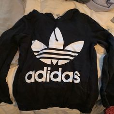 New Without Tags Adidas Hoodie Only Washed Once Never Worn Perfect Condition Adidas White Hoodie, Adidas Sweatshirt Women, Adidas Trefoil Hoodie, Adidas Cropped Hoodie, Running Hoodie, Adidas Pullover, Adidas Classic, Hoodies Men Pullover, Adidas Sweatshirt