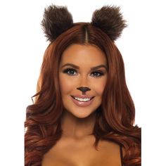 Pair this headband up with some brown leotards or a brown bodysuit and you will be the cutest bear ever! Bear ear headband Brown. One size fits most. Size: Standard size.  Color: Multicolor.