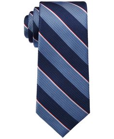 Designed with a classic three-inch blade| Tommy Hilfiger's bold striped tie puts a confident finishing touch on your next formal look. | Imported| Stripe pattern | Classic design Formal Look, Striped Tie, Formal Looks, Tommy Hilfiger Man, Haiti, Stripes Pattern, Classic Design, Tommy Hilfiger, Pattern