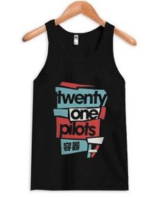 Tank top Archives - appareloves.com Metal Tank Top, Usa Tank Top, Custom Tank Tops, Top Diy, 21 Pilots, T Shirt World, Tank Top Outfits, Tank Girl, One Pilots