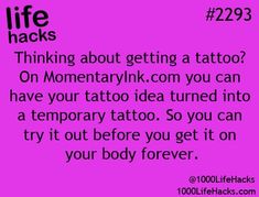 Not completely sure how true this is buuuut oh well. I thought the tattoo thing was cool!