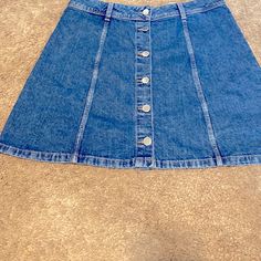 Never Worn H&M Jean Mini Skirt . No Rips Or Tears ! H&m Casual Short Skirt, H&m Casual Mini Skirt, Casual H&m Skirt, H&m Casual Fitted Skirt, Casual Fitted Skirt By H&m, Fitted Casual Skirt By H&m, Fitted Blue Skirt From H&m, Fitted Blue Skirt By H&m, Jean Mini Skirt