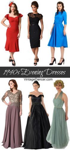 1940s Party Dress, 1940s Inspired Fashion, 1940s Evening Dresses, 1940s Party, 1940s Fashion Women, 1940s Woman, 1940s Outfits, 1900s Fashion, Era Fashion