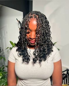 box braids with curls. black girl hairstyles. braids with curly ends. black girl aesthetic. braids, black girl braids, knotless, knotless braids, 2k braids, feed in braids, braids, braiders, braided hairstyles, cute braids, cute braided hairstyles, black girls, design braids, designer braids, heart braids, knotless cornrows, long braids, braids with color, natural hairstyle, edges, edges designs, dramatic edges, baby hairs, baby hair tutorial, middle part, curly hair hairstyle, curly hairs,black girls hairstyles weave, black girls hairstyles for kids, black girls hairstyles natural, black girls hairstyles braids Box Braids With Curly Ends, Braids With Curly Ends, Short Curly Hairstyles, Feed In Braids Hairstyles, Quick Natural Hair Styles, Quick Weave Hairstyles