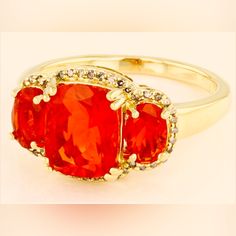 Reposhing This Item I Purchased From @Nikkirsteel. Loved It, But Ready To Rotate For Something New. Price Drop!!! Questions? Leave A Comment Below! Mexican Fire Opal, New Price, 7 Rings, Gold Orange, Orange Gold, Price Drop, Womens Jewelry Rings, Fire Opal, Something New