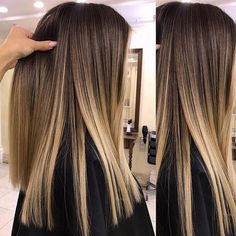 Balage Hair, Brown Ombre Hair, Hair 2018, Ombre Hair Color, A Mirror, Blonde Balayage, Brunette Hair