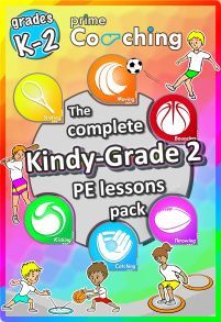 the complete kiddy - grade 2 pe lessons pack