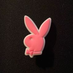 New Playboy Croc Charm Pink Croc Aesthetic, Croc Decorations, Crocs Accessories, Crocs Pink, School Clothes, Women's Crocs, Playboy Bunny, Minnie Mouse Ears, Croc Charms