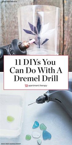 an advertisement for dremel is shown on the table