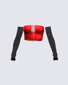 We're on some dominatrix sh*t with this one 🥵 You know the vibes, babe. Make him suffer 💕 Comes with both the corset and the gloves. Roblox T-shirt Corset, Knit Pants, Printed Pants, Corset Top, Fashion Ideas, Make Sure, Over Knee Boot, High Fashion, Knit Top