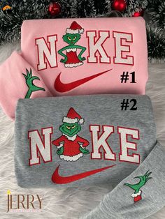 Grinch Couple Christmas Nike Embroidered Sweatshirt, Christmas Gift For Couple Christmas Gifts For Boyfriend Ideas, Gifts For Boyfriend Ideas, Christmas Nike, Nike Embroidered Sweatshirt, Christmas Gift For Couples, Grinch Stuff, Boyfriend Ideas, Couple Christmas, Christmas Gifts For Couples