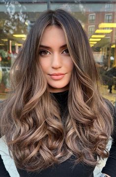 Mocha Brown Balayage, Mousy Brown Hair, Mocha Brown Hair, Mousy Brown, Mocha Color Hair, Mocha Hair, Rambut Brunette, Honey Brown Hair, Brown Hair Looks