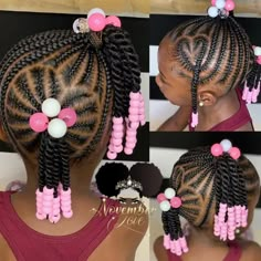 Girls Cornrow Hairstyles, Braids Hairstyles For Kids, Kids Cornrow Hairstyles, Hairstyles Girl