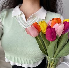 For a soft fresh mood... Our Aspen Pastel Knit Vest is a refreshing minty green colour featuring fibbed hems and a white striped v-collar. Looks so cute paired over our Athena Polo Knit Top and Basics Tennis Skirt. Details: 65% Cotton / 35% Polyester Cold Hand Wash / Warm Iron On Reverse Size / Fit: Model wears One Size Model Info: Chest 82 cm Waist 65 cm Hips 88 cm Height 165 cm SIZE CHART Bust Waist Length One Size 78 cm 62 cm 37 cm Cropped Waistcoat, Sleeveless Knitted Vest, Pastel Knits, Baseball Fashion, Polo Knit, Ladies Short Jackets, Streetwear Jackets, Long Sleeve Wrap Top, Shiny Pants