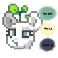 an image of pixel art with different colors and shapes to choose which one is for you