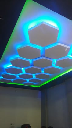 Luz led Gaming Room Pop Design, P O P Design, Gypsum False Ceiling, Cool Teen Bedrooms, Garage Design Interior, Bathroom Design Styles