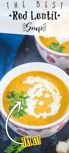 the best red lentil soup recipe