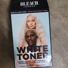 White, Platinum Hair Toning Color Cream Gentle, Semi-Permanent Hair Color Banishes Yellow, Brassy Tones From Bleached Blond Hair While Depositing Color For An Even White, Platinum Base Apply The Toner To Freshly Bleached Blond Hair, Wait 10-20 Minutes, Rinse, Condition, And Then Rinse Again Vegan-Friendly Cruelty-Free Paraben-Free Ammonia-Free Hair Toner Kit Includes: Elastic Gloves, Colorant, Developing Lotion, And A Reincarnation Mask White Hair Toner, Natural Black Hair Dye, Hair Toning, Silver Ombre Hair, Peach Hair Colors, Platinum Hair Color, Semi Permanent Hair Dye, Crop Hair, Bleach London