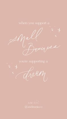 a pink background with white lettering that says, when you support a mail bronzes you're supporting a doven