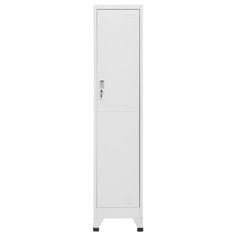 This locker cabinet will not only be ideal for sports locker rooms or company changing rooms, but can also add a cool, industrial touch to your decor. With a large compartment with lockable door, this locker cabinet has ample storage space for keeping clothes and other personal belongings safe. The compartment has a shelf, a hanging bar and a name card holder. This locker cabinet is made of high-quality steel, making it durable as well as easy to clean. Assembly is really easy. Color: Gray Mater Sports Locker, Home Lockers, Locker Cabinet, Name Card Holder, Hanging Bar, Tall Cabinet, Changing Room, Mobile Shop, School Furniture