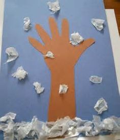 preschool winter crafts - Bing Images Snow Crafts Preschool, Preschool Winter Crafts, Daycare Decorations, Butterfly Classroom, Handprint Tree, Winter Crafts For Toddlers, Snow Crafts