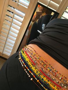 Gemstone Belt, Body Jewerly, Latest Hair Braids, Spiritual Beads, Black Girls With Tattoos, Best African Dresses