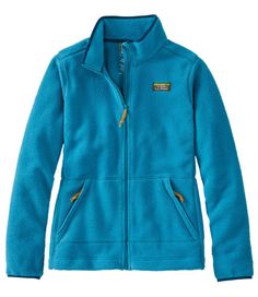 Our best-value fleece jacket is designed with inspiration from our archives and made from 100% recycled polyester for unbeatable comfort and wear-anywhere style. Slightly Fitted. Best with lightweight layer. Falls at hip. 100% recycled polyester fleece. Machine wash and dry. Bean Boot laces at zippers and drawcord hem. Features our classic Katahdin logo. Elastic cuffs help seal out cold drafts. Two zippered hand pockets for securing valuables. Imported. Fitted Fleece Winter Outerwear, Fall Fleece Jacket For Cold Weather, Fitted Fleece Jacket With Pockets For Fall, Fall Midweight Fleece-lined Outerwear, Midweight Fleece-lined Outerwear For Fall, Fitted Fleece Outerwear With Fleece Lining, Midweight Long Sleeve Outerwear For Fall, Midweight Long Sleeve Fleece Jacket For Fall, Fall Solid Fleece Jacket With Fleece Lining