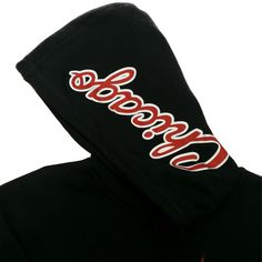 Represent the Chicago Bulls in style with The City Collection pullover hoodie by Mitchell & Ness. Features clean graphics, minimal team color palettes, and high-quality embroidery.Features: 80% cotton/20% polyester fleece, 275GSM Hood is lined in cotton jersey 1x1 rib trim at cuffs, waistband and pocket binding Embroidered felt logos on chest and sleeves Screen print graphics on back body and hood Mitchell & Ness script embroidery on right cuff Tailored fit: This style fits a bit trimmer in the Black Hoodie With Adjustable Hood For Streetwear, Black Hoodie With Double-lined Hood For Streetwear, Urban Black Sweatshirt With Adjustable Hood, Hip Hop Black Sweatshirt With Adjustable Hood, Black Hip Hop Sweatshirt With Adjustable Hood, Urban Black Hoodie With Drawstring, Black Fleece Sweatshirt With Adjustable Hood, Black Hip Hop Hoodie With Adjustable Hood, Black Fleece Hoodie With Adjustable Hood