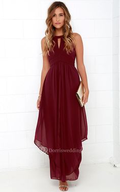 Brilliant Halter Empire Sleeveless Dress - Dorris Wedding Chic Knee-length Sleeveless Chiffon Dress, Sleeveless Bridesmaid Maxi Dress, Chic Sleeveless Midi Dress In Chiffon, Summer Bridesmaid Sleeveless Dress With Spaghetti Straps, Summer Prom Chiffon Halter Dress, Sleeveless Chiffon Dress For Bridesmaids In Summer, Summer Chiffon Halter Prom Dress, Chiffon Sleeveless Dress For Summer Bridesmaid, Summer Chiffon Halter Dress For Prom